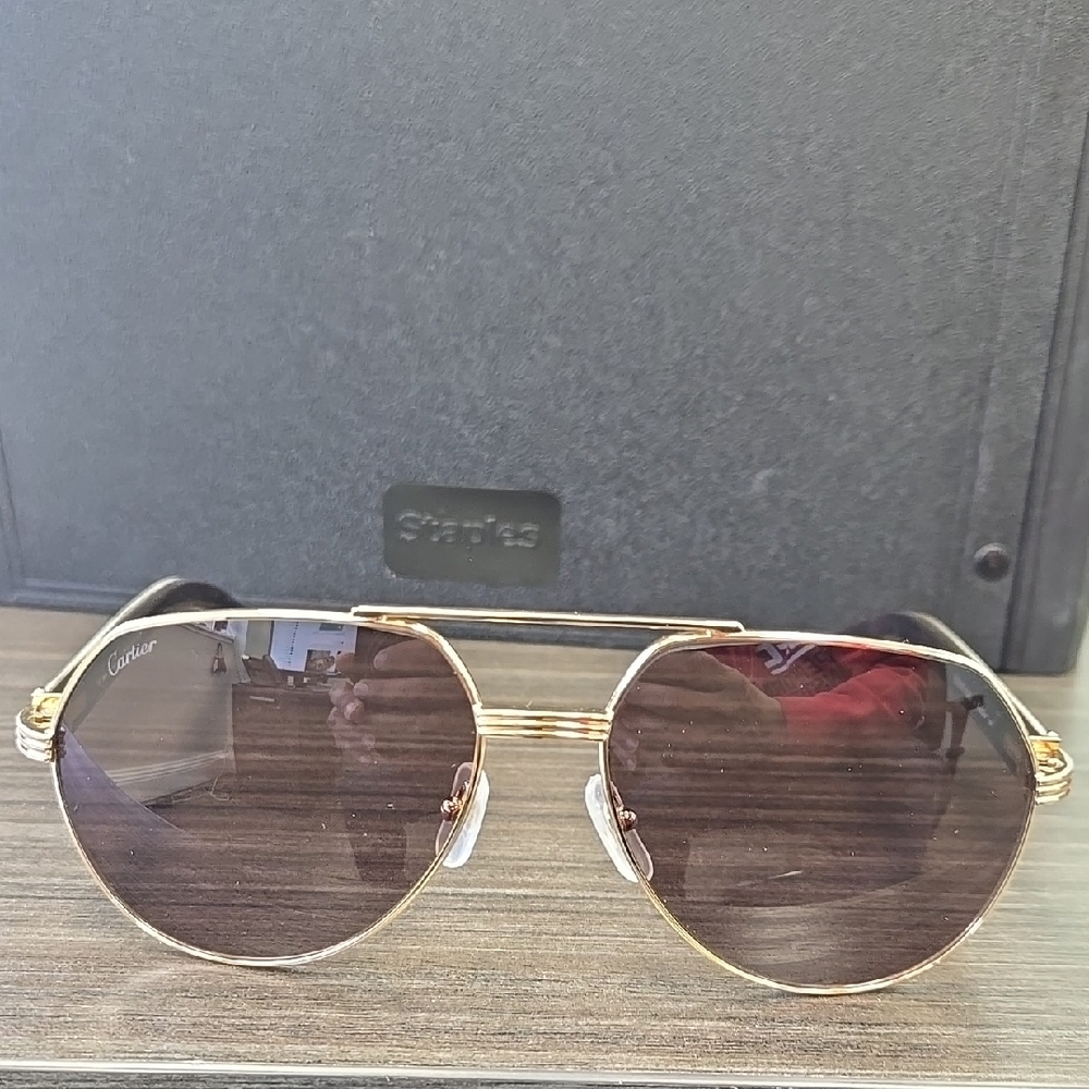 Cartier Gold Sunglasses